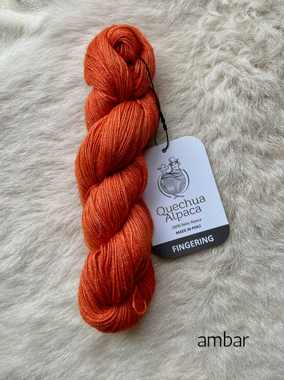 quechua alpaca fingering yarn ambar