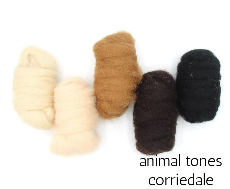animal tones carded corriedale
