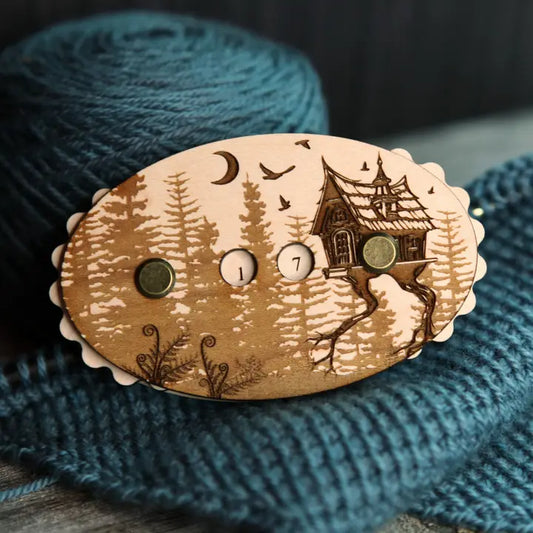 Sunrise Grove Wood Row Counters