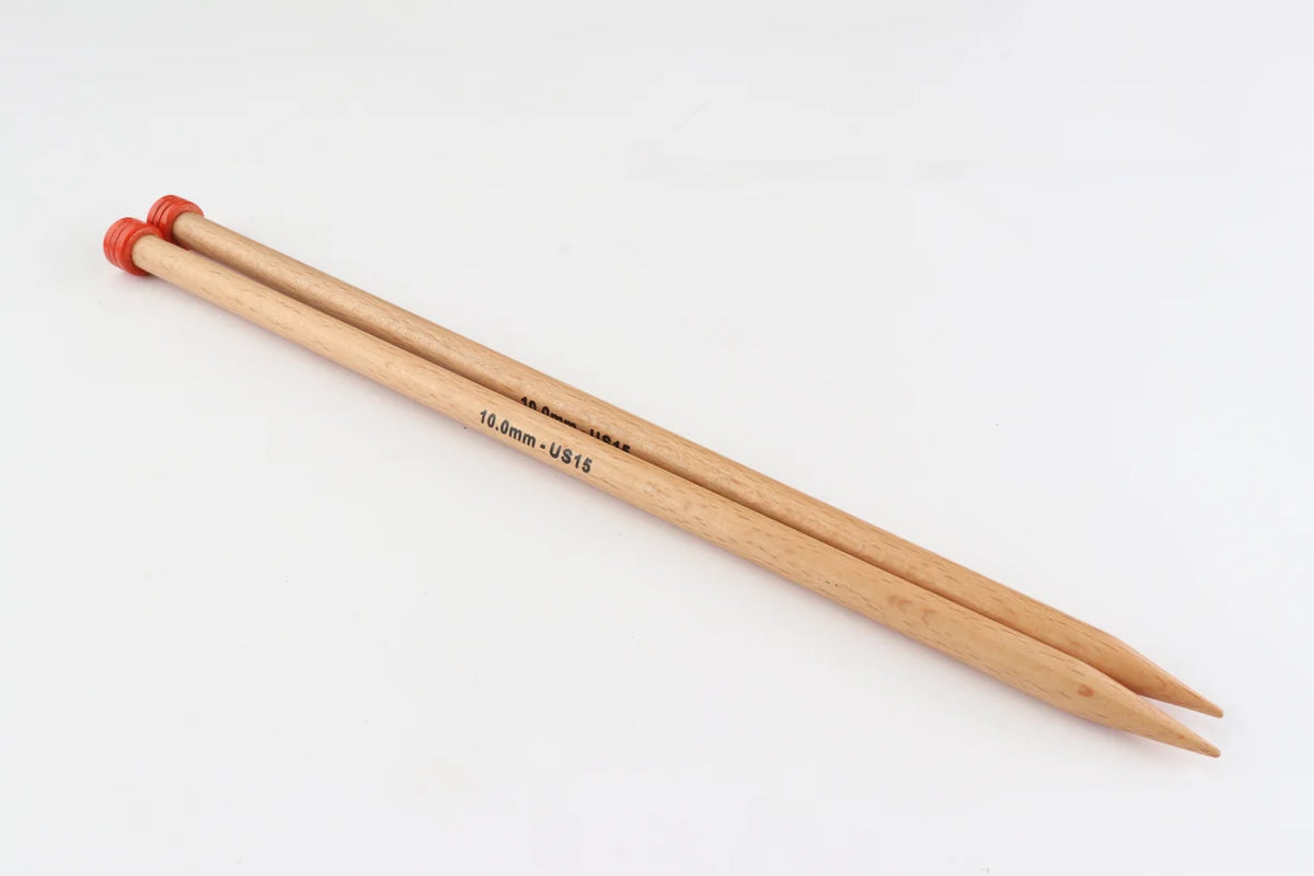 Basix jumbo bamboo straight knitting needles