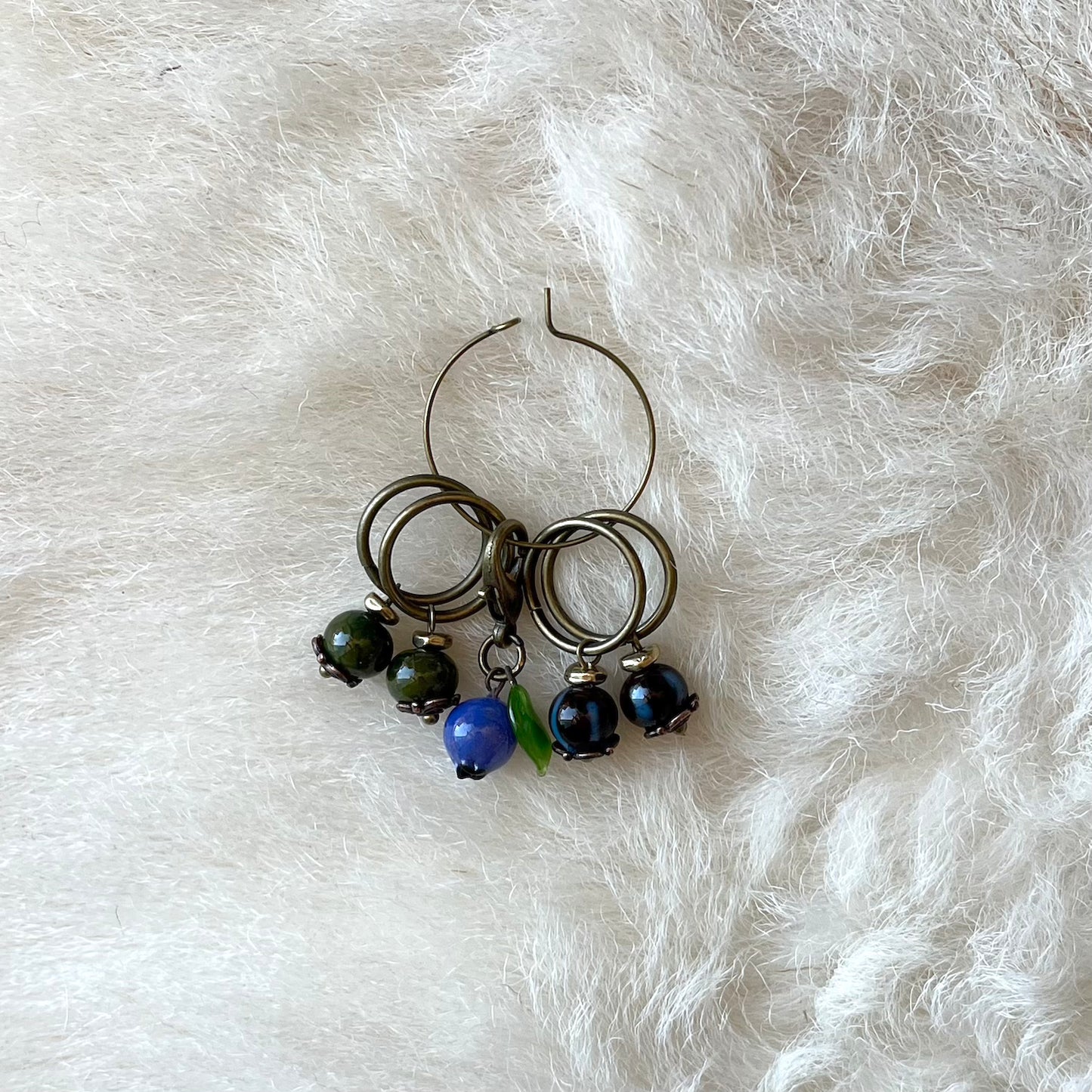 Glass Stitch Markers by Else Werner