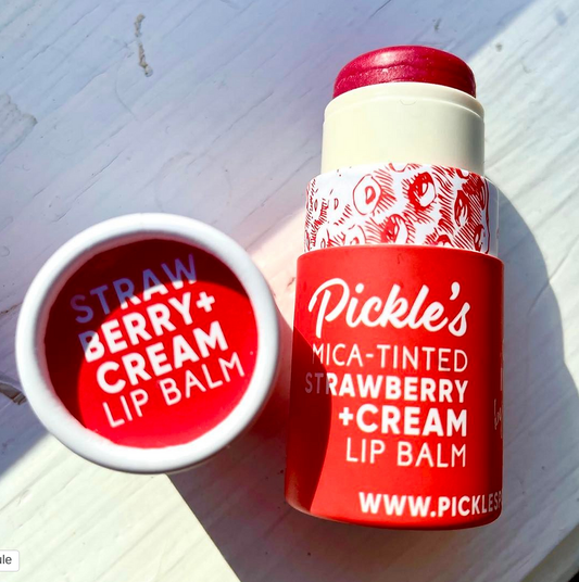 Pickle's Potions Strawberry & Cream Tinted Lip Butter
