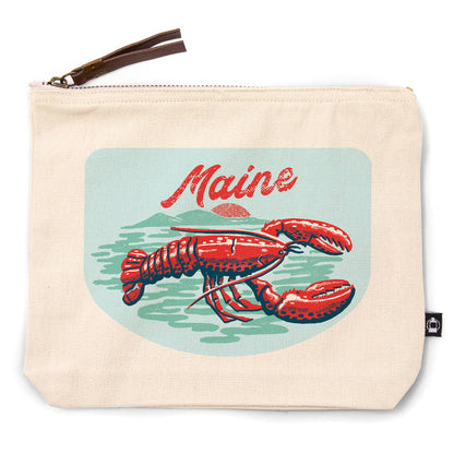 Maine Lobster Pouch by Lantern Press