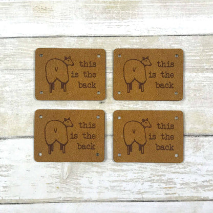 Katrinkles "This is the Back" Set of 4 Tags