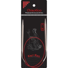 Load image into Gallery viewer, ChiaoGoo Knit Red Circular Knitting Needles
