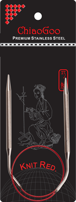 ChiaoGoo Knit Red Circular Knitting Needles