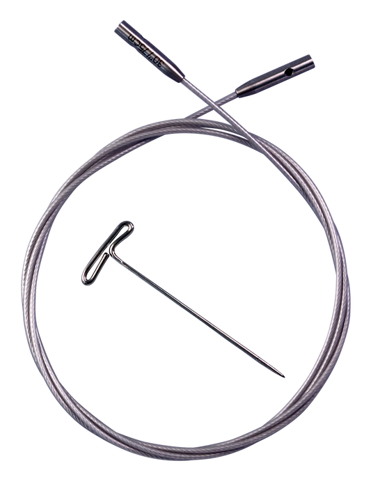 ChiaoGoo SWIV360 Silver Cord (Large for sizes 9-15)