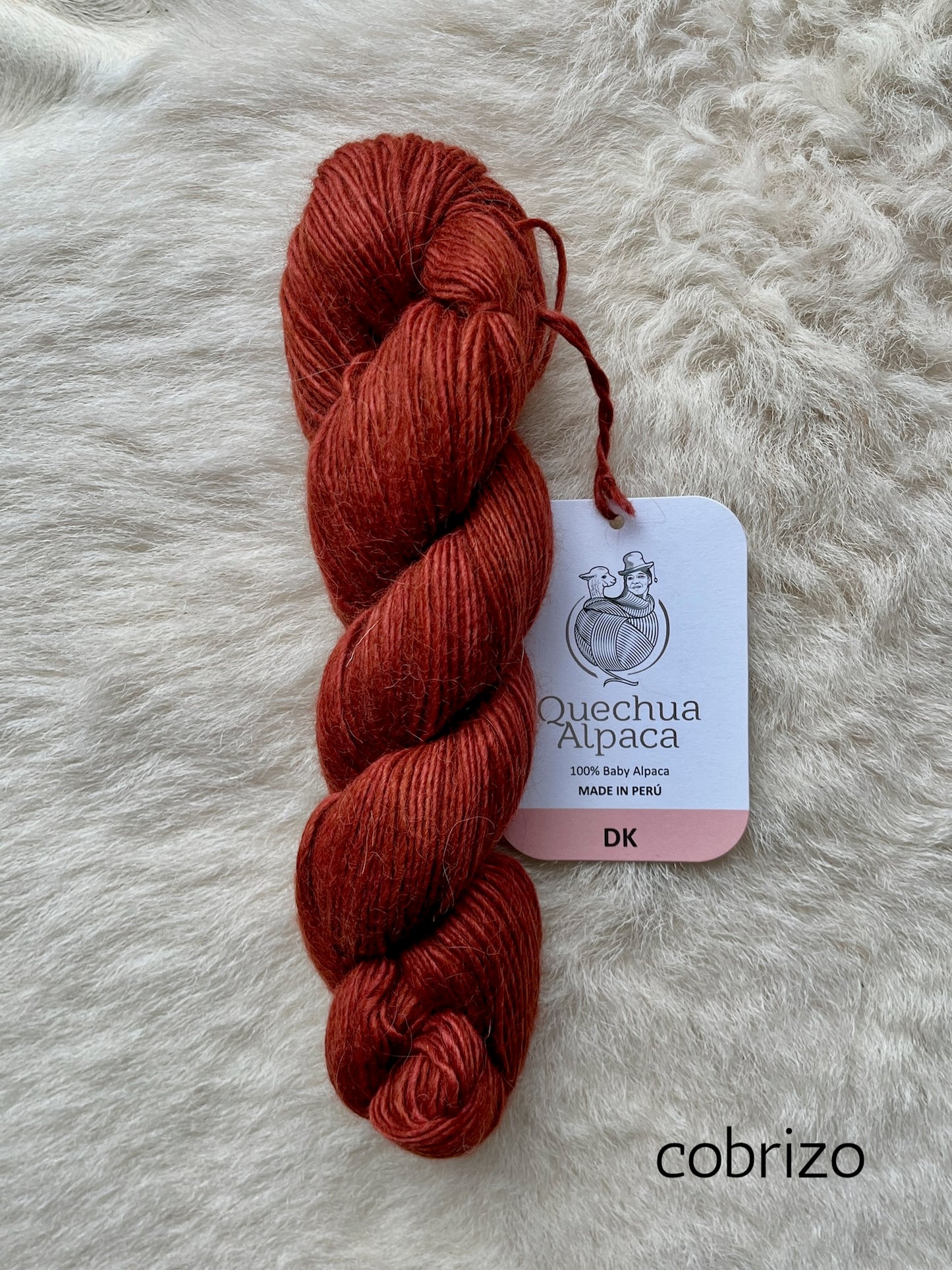 quechua alpaca dk yarn cobrizo