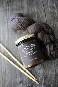 Hand-Poured Coconut Soy Wax Candles For Knitters