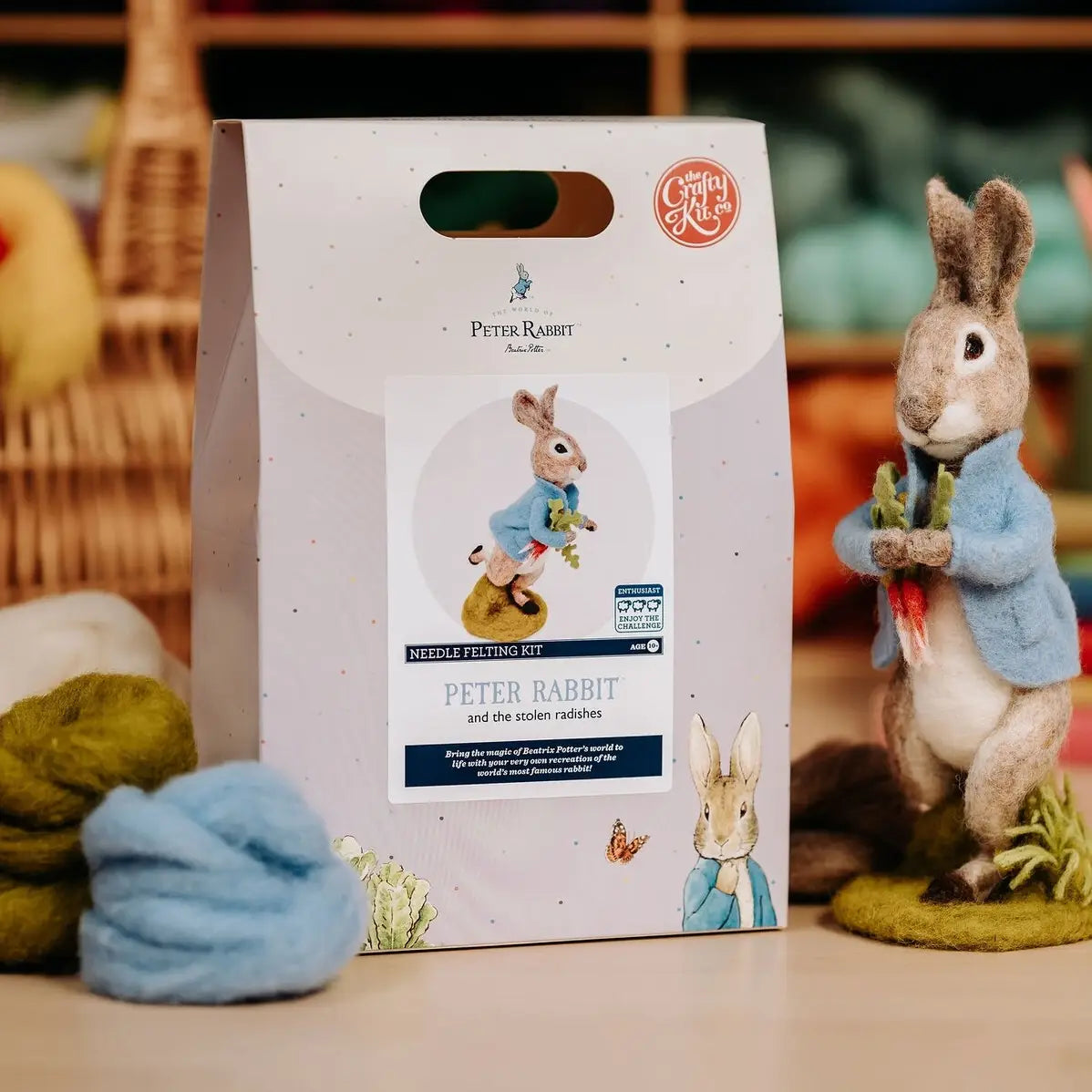 Needle Felting Craft Kits by The Crafty Kit Co.