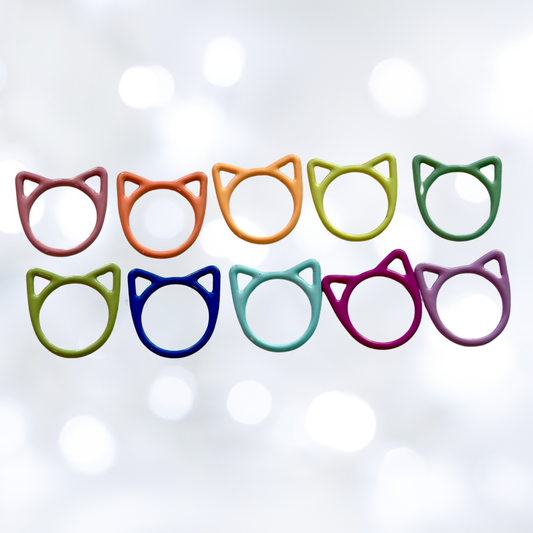 Basic Stitch Snag-Free Metal Stitch Markers by Comma Craft