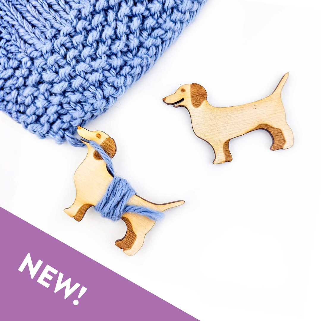 Little Dog Twice Sheared Sheep Yarn Bobbins