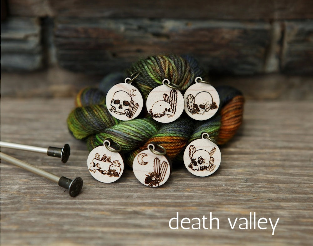 Sunrise Grove Wood Stitch Markers