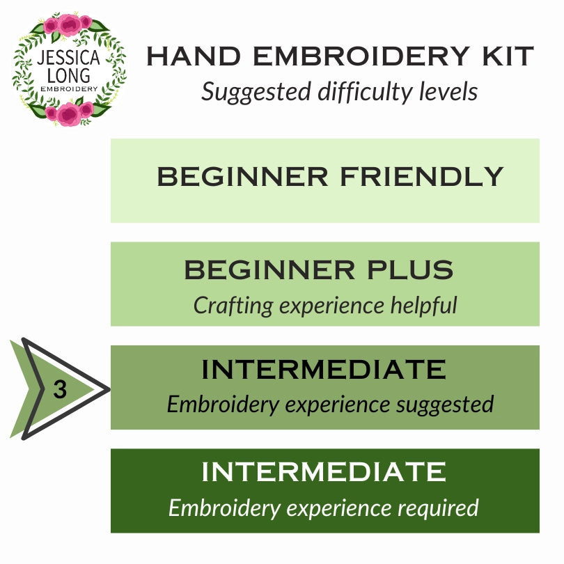 Embroidery Kits by Jessica Long Embroidery