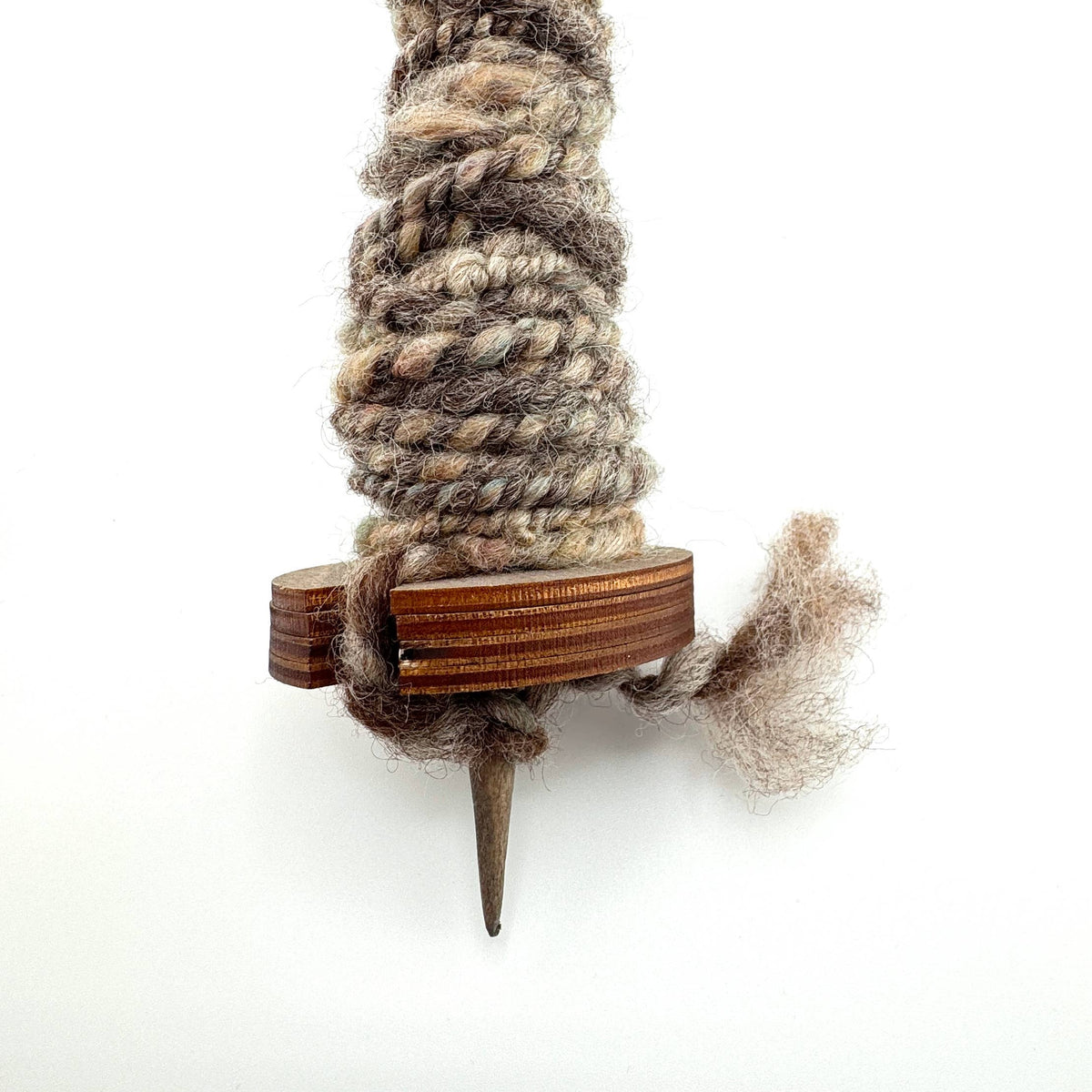 Birch Bottom Whorl Drop Spindle