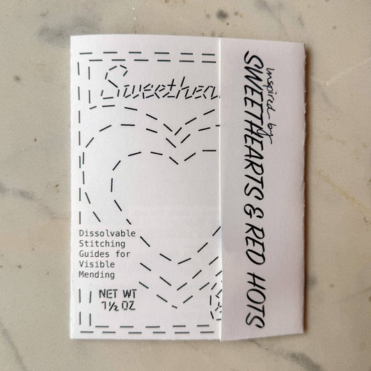 Approved Textiles Sweethearts and Red Hots :: Visible Mending Transfers