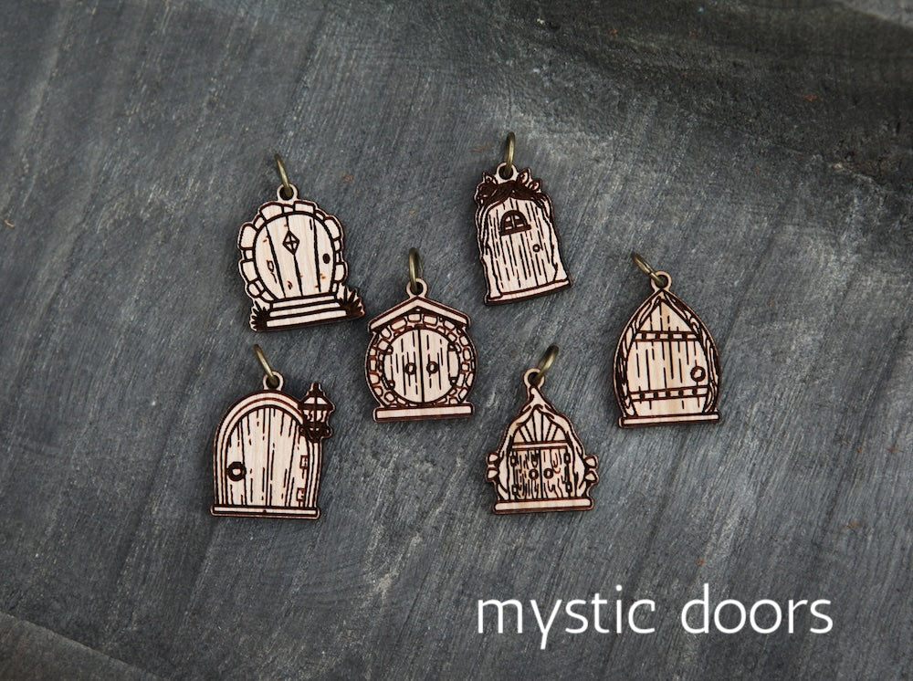 Sunrise Grove Wood Stitch Markers