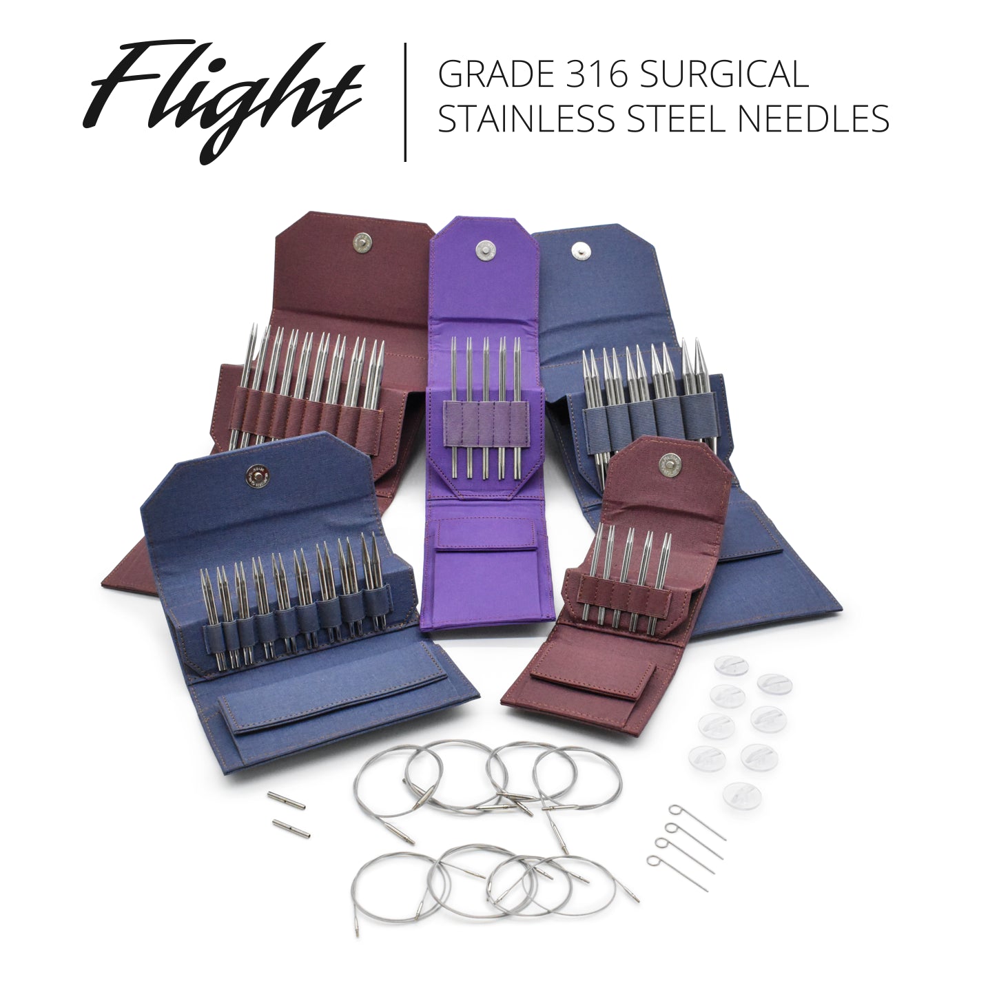 Lykke FLIGHT Interchangeable Knitting Needle Sets
