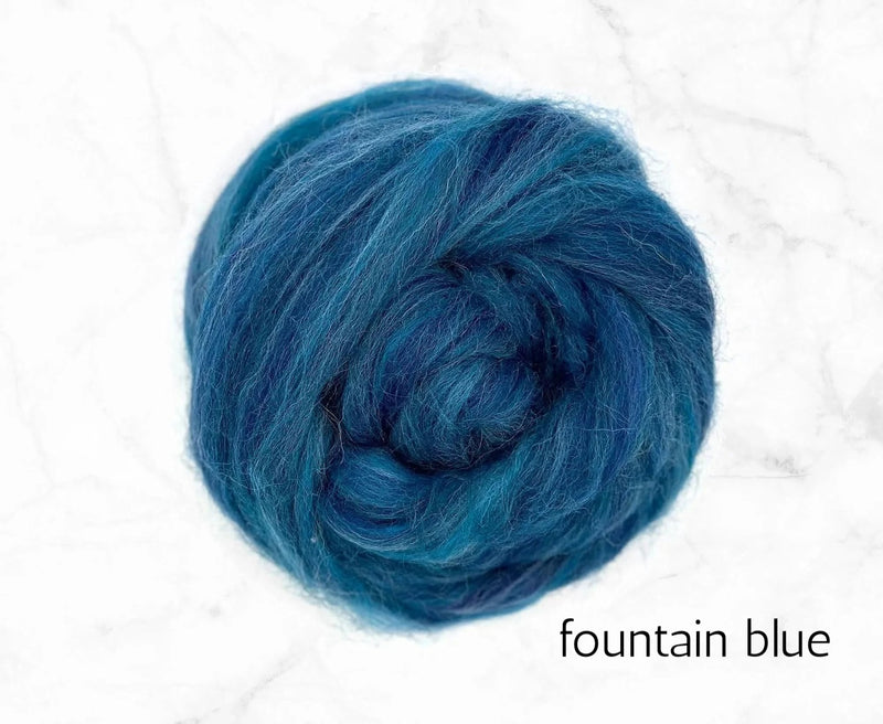 fountain blue :: 75% shetland/25% nylon