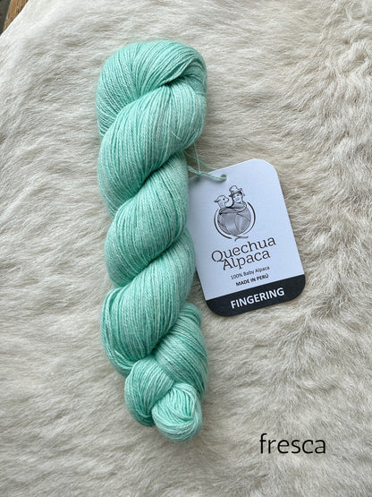 quechua alpaca fingering yarn fresca
