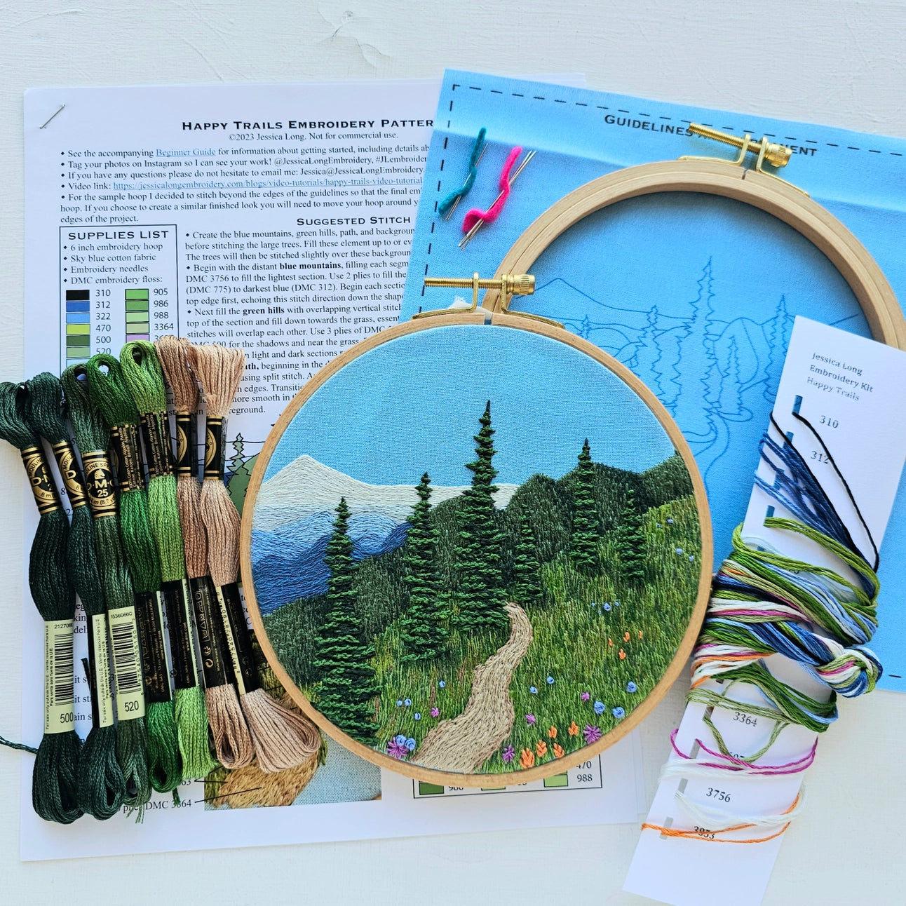 Embroidery Kits by Jessica Long Embroidery