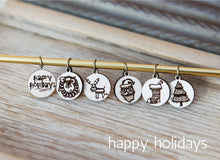 Load image into Gallery viewer, Sunrise Grove Wood Stitch Markers
