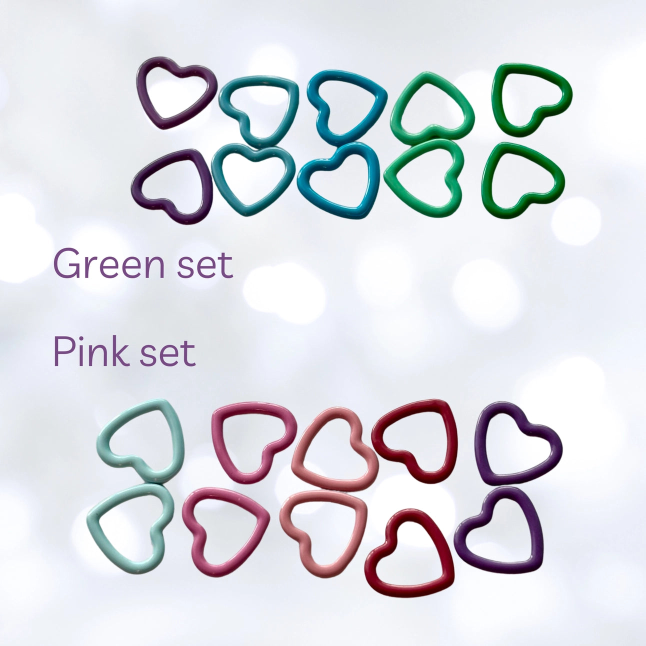 Basic Stitch Snag-Free Metal Stitch Markers by Comma Craft