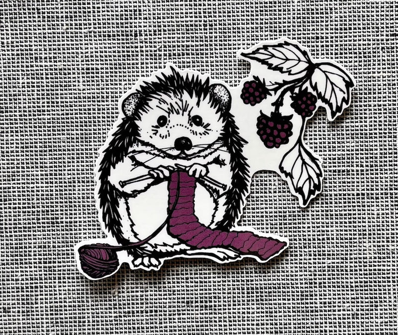 knitting hedgehog