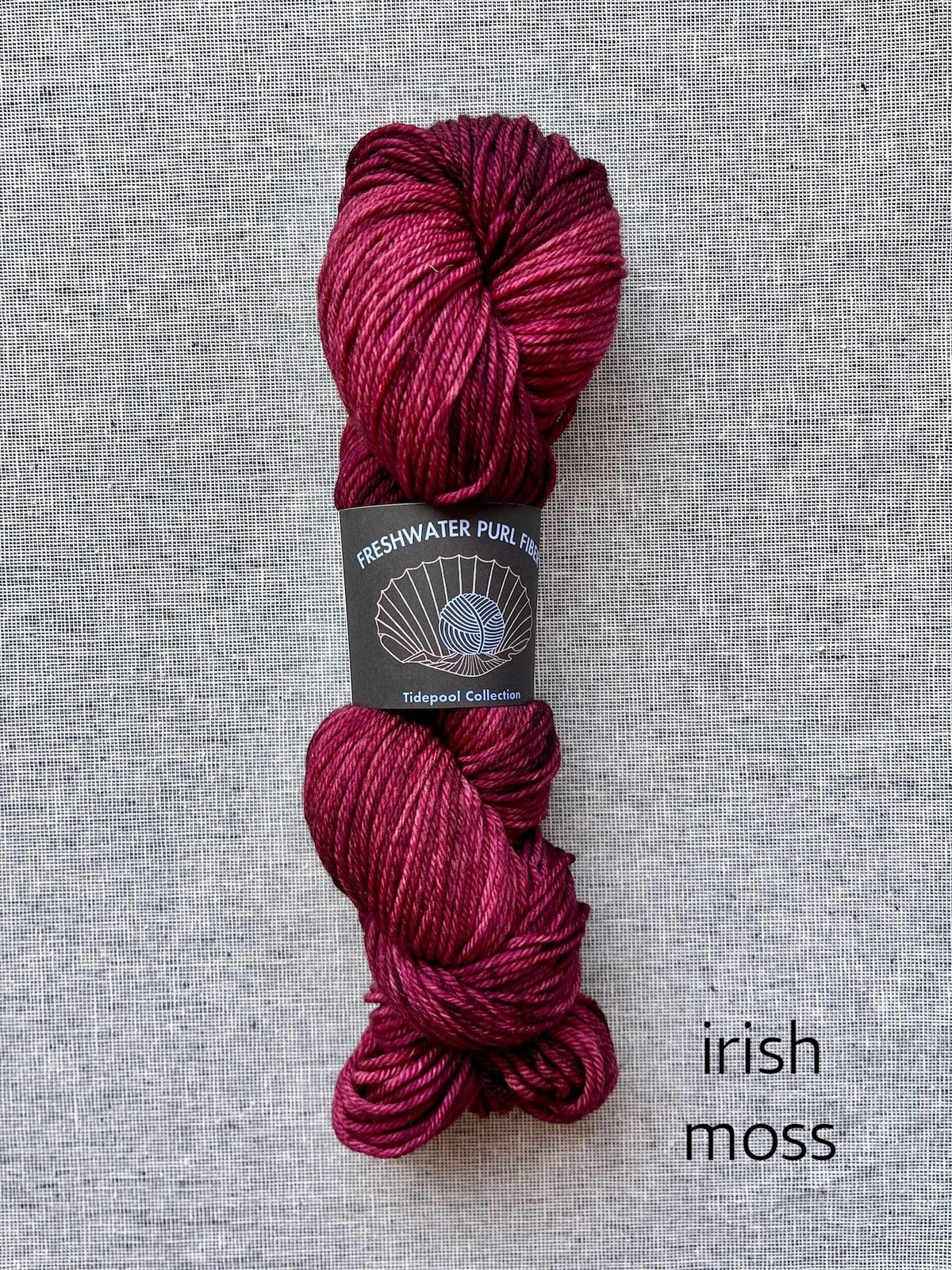 Freshwater Purl Fiber merino yarn in irish moss