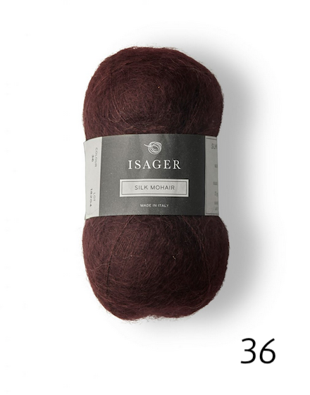 Silk Mohair by Isager (lace)