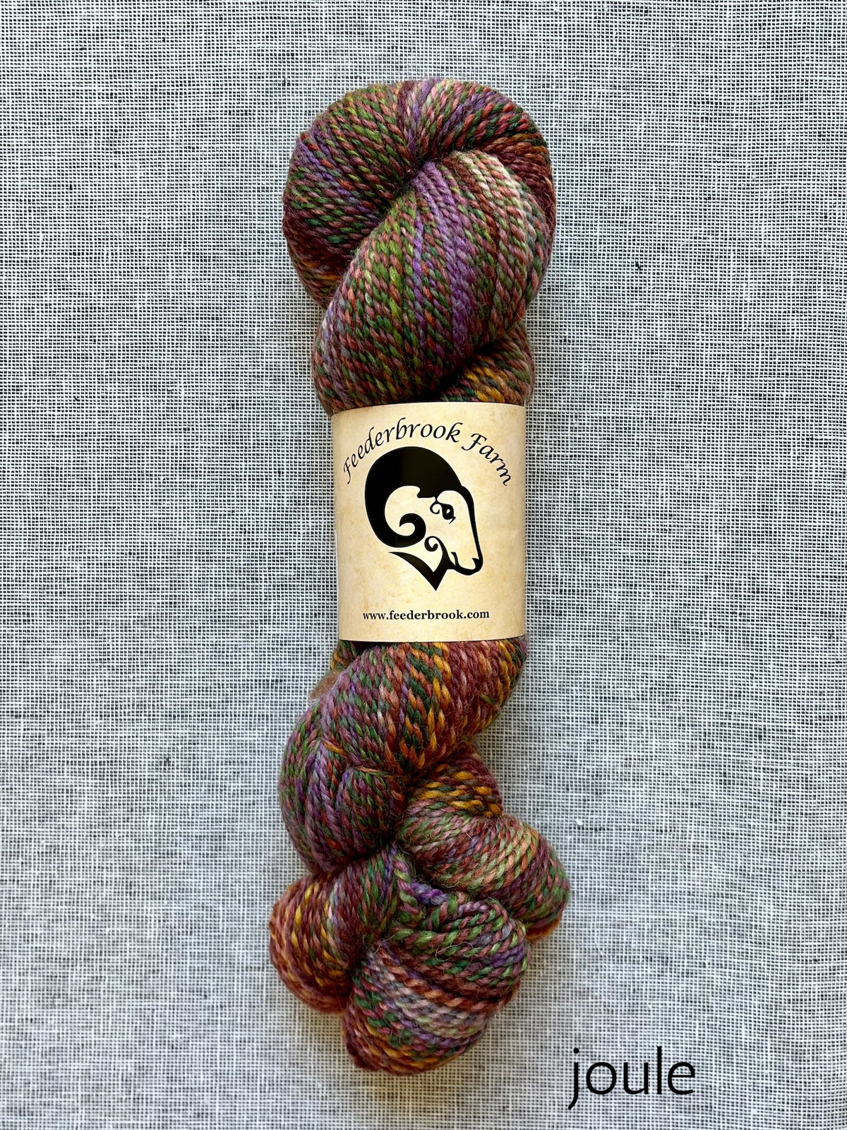Feederbrook Farm DK weight Blue faced leicester yarn in joule