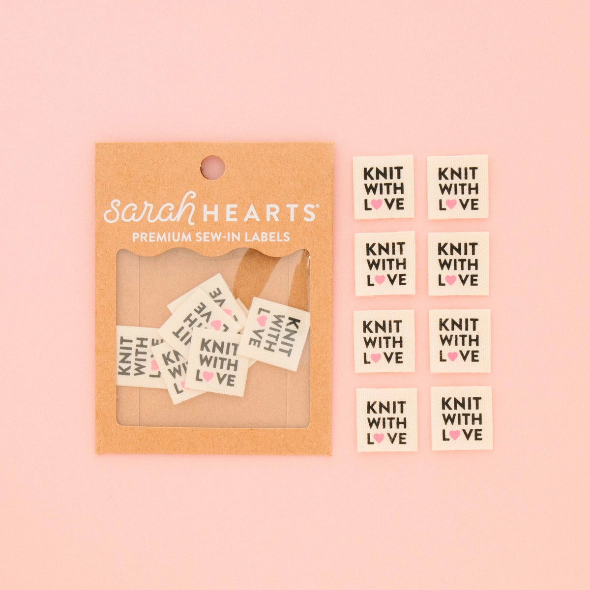 Sarah Hearts Sew in Labels in style Knit with Love