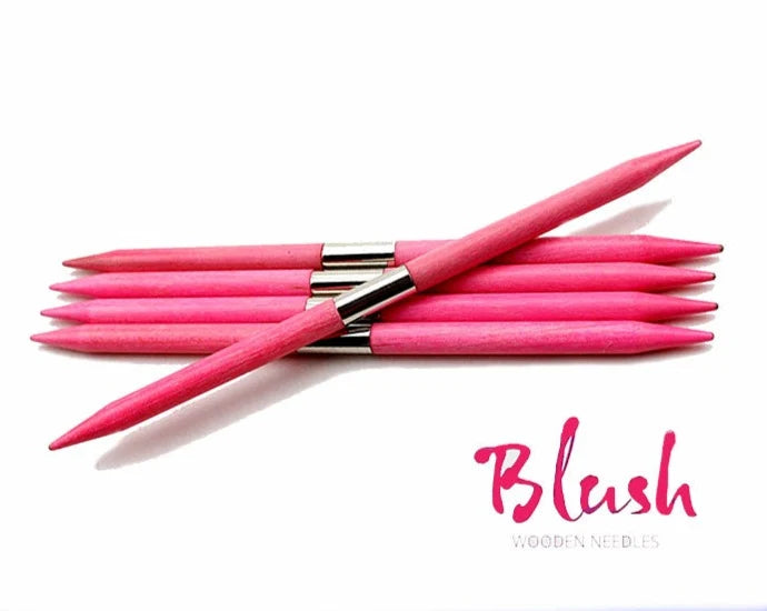 LYKKE Blush birch double pointed knitting needles