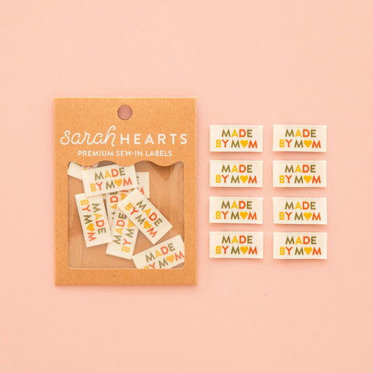 Sarah Hearts Sew in Labels in style Made by Mom