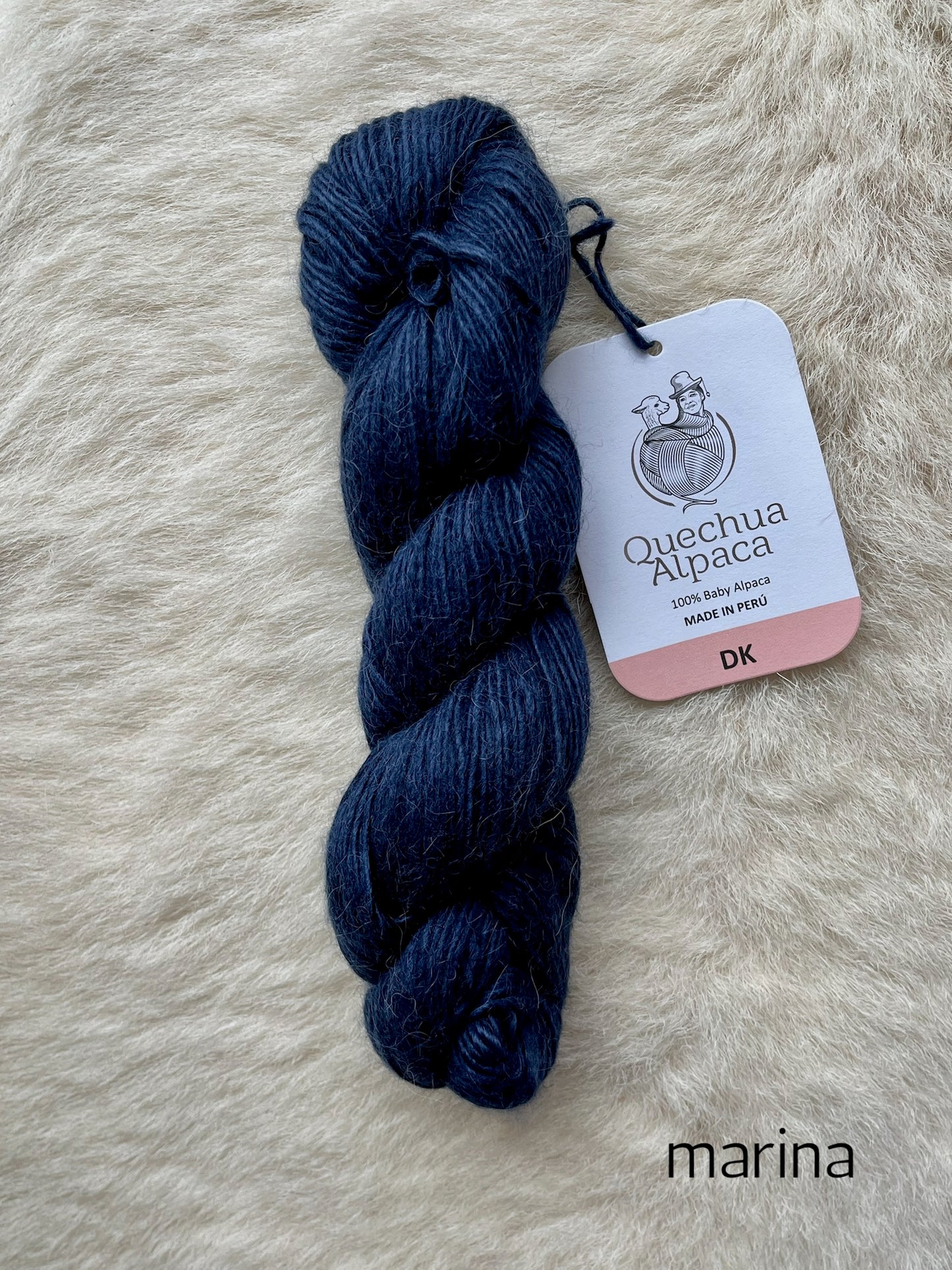 quechua alpaca dk yarn marina