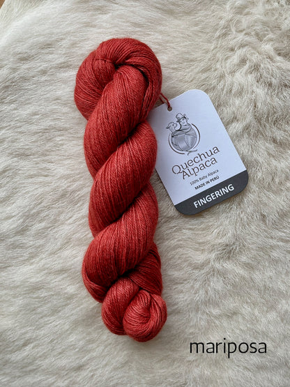 quechua alpaca fingering yarn mariposa