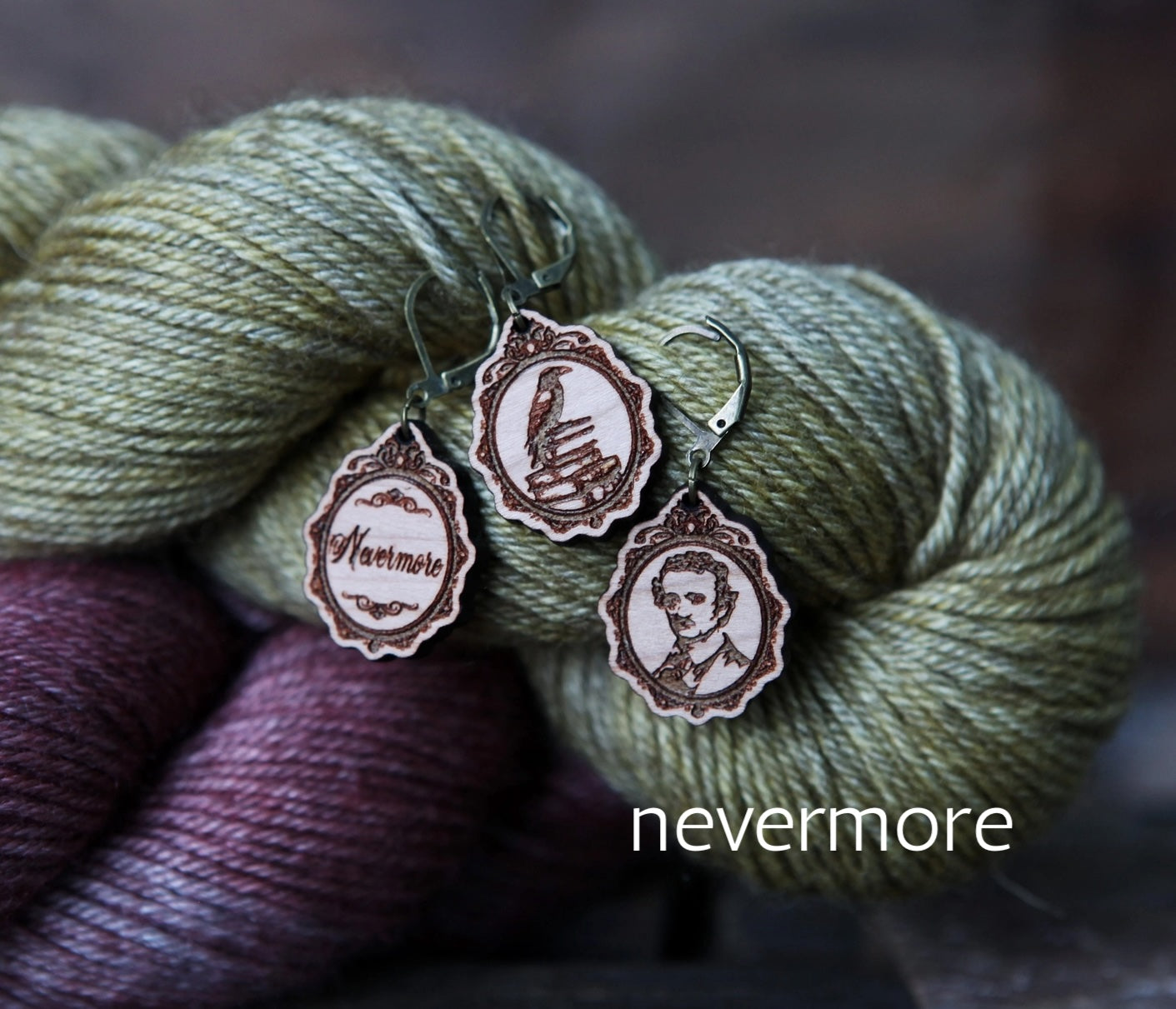 Sunrise Grove Wood Stitch Markers