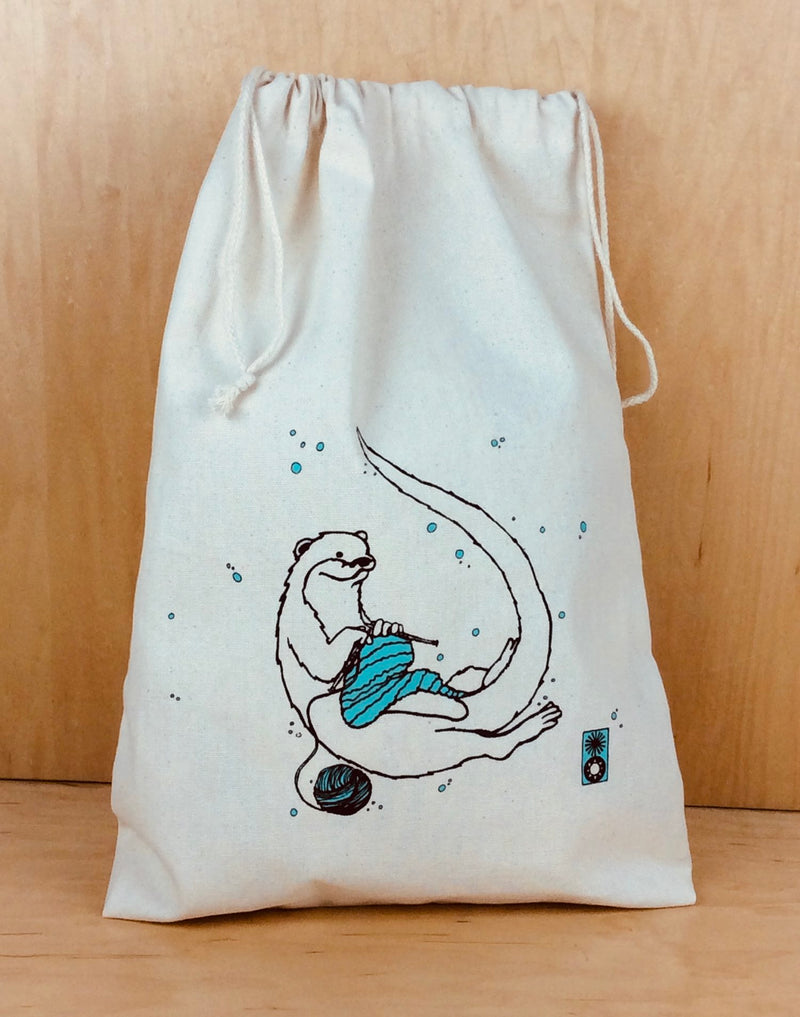 Otter Drawstring Bag