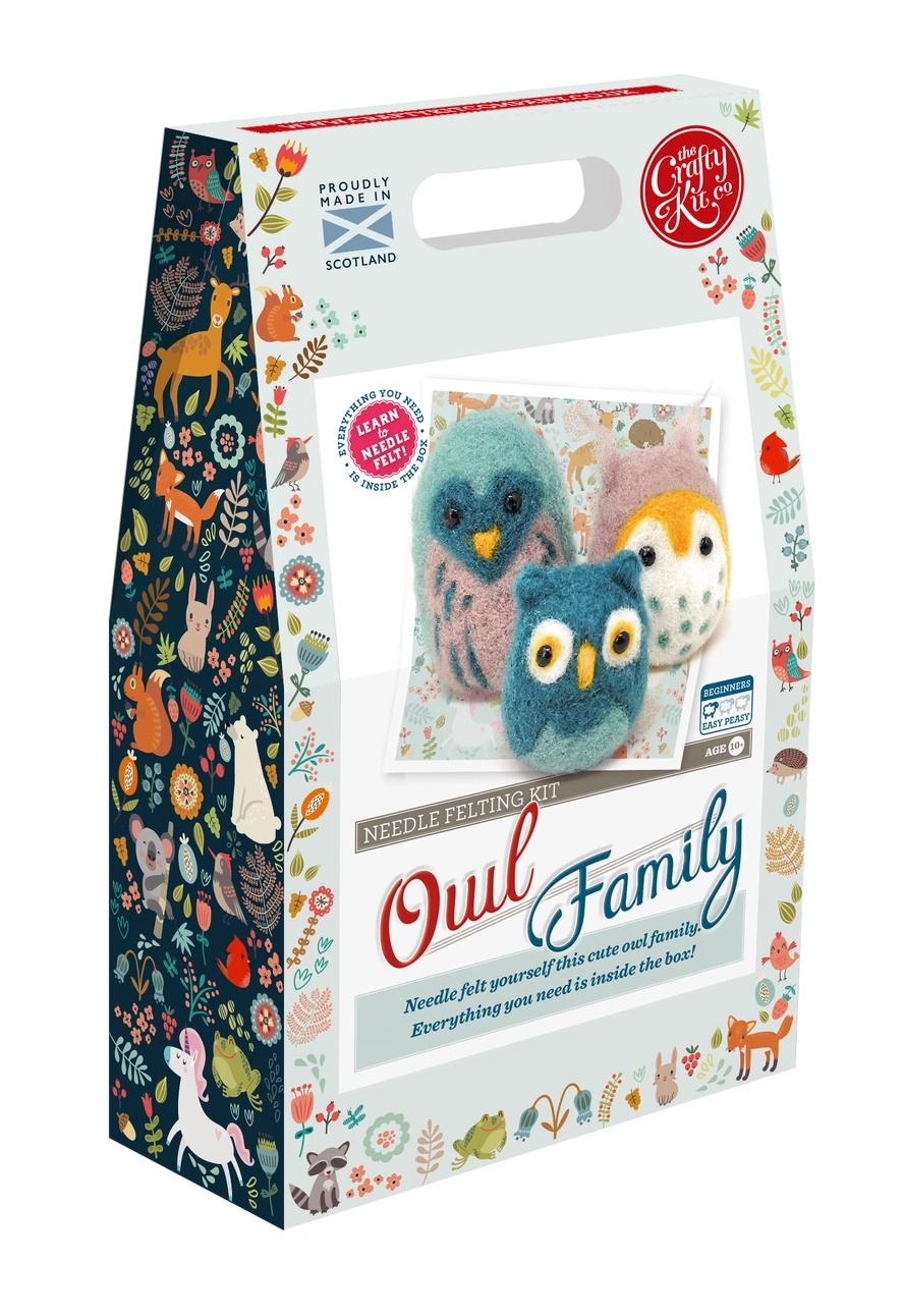 Needle Felting Craft Kits by The Crafty Kit Co.