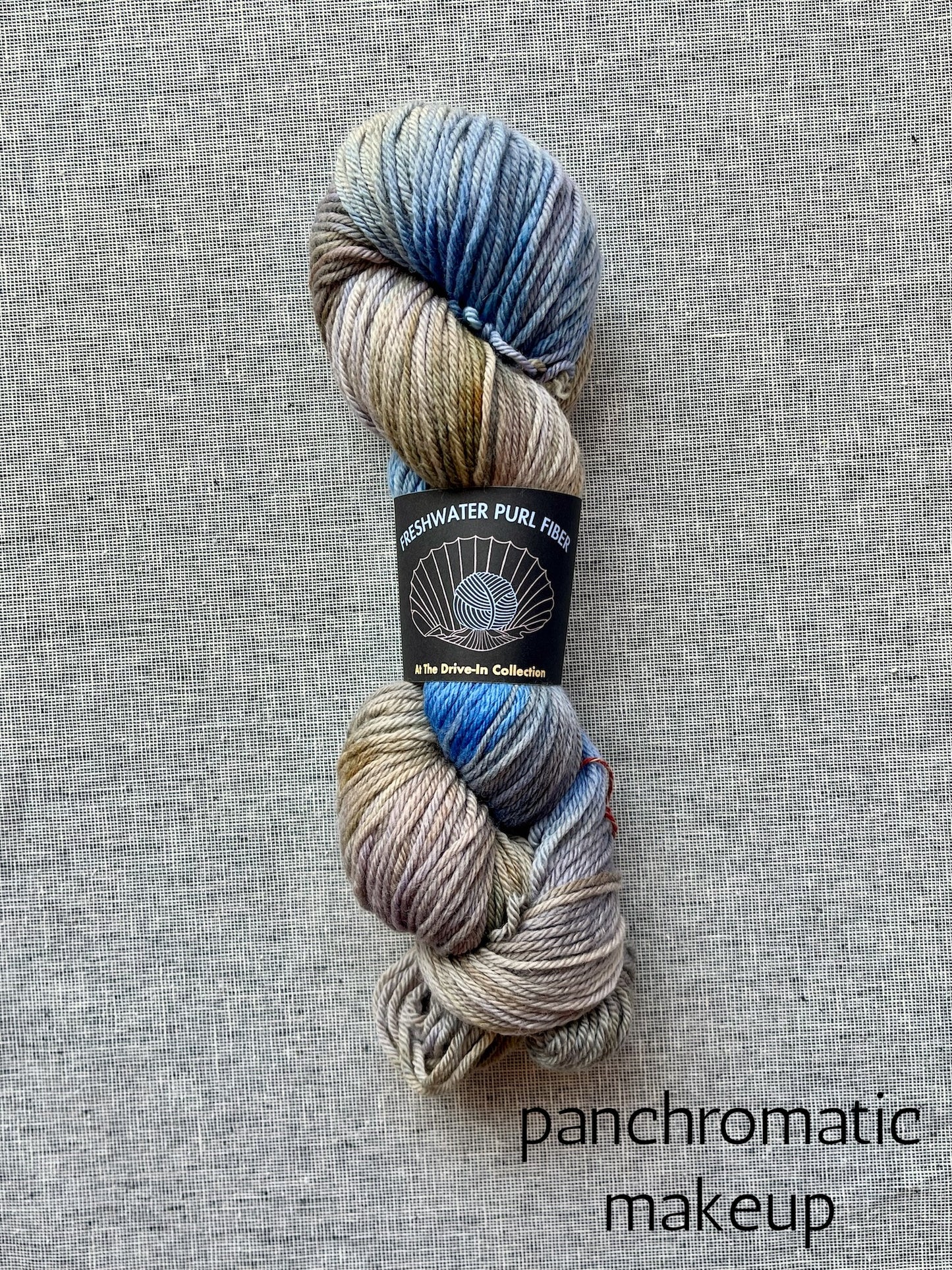 Freshwater Purl Fiber merino yarn in panchromatic makeup