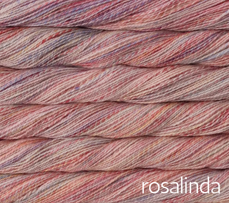  Malabrigo torzal sport/dk superwash merino in rosalinda