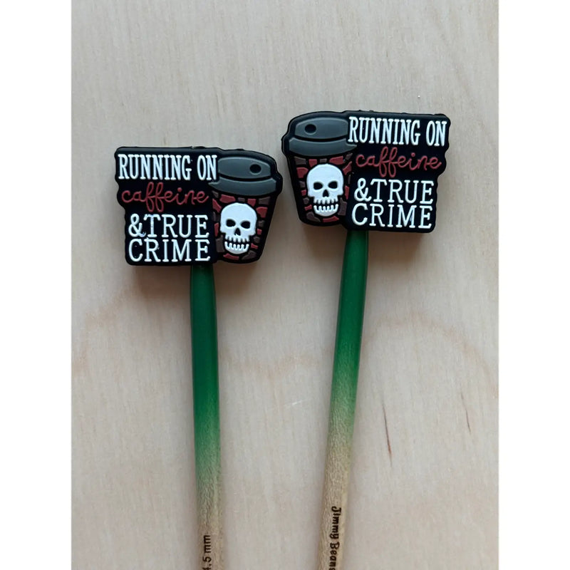 running on caffeine & true crime