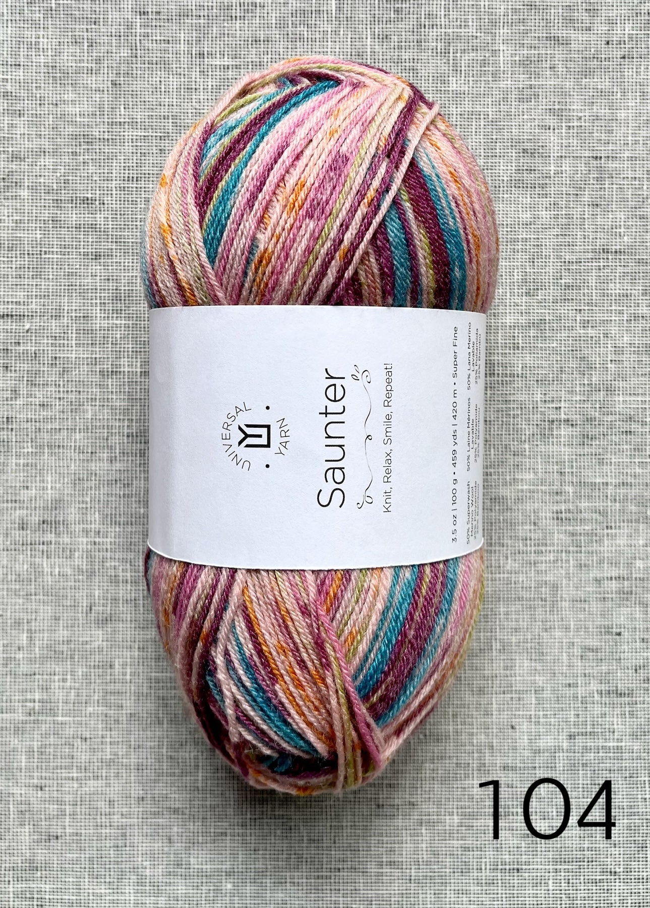 Saunter sock yarn