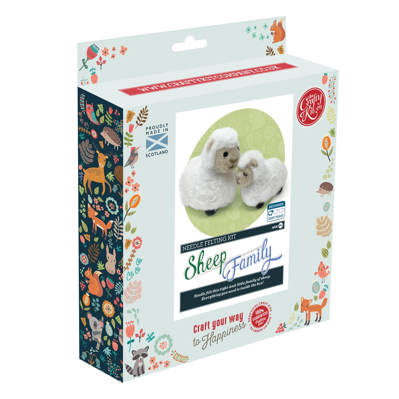 Needle Felting Craft Kits by The Crafty Kit Co.