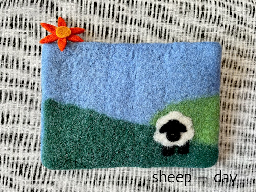 Felted Needle Cases by Frabjous Fibers