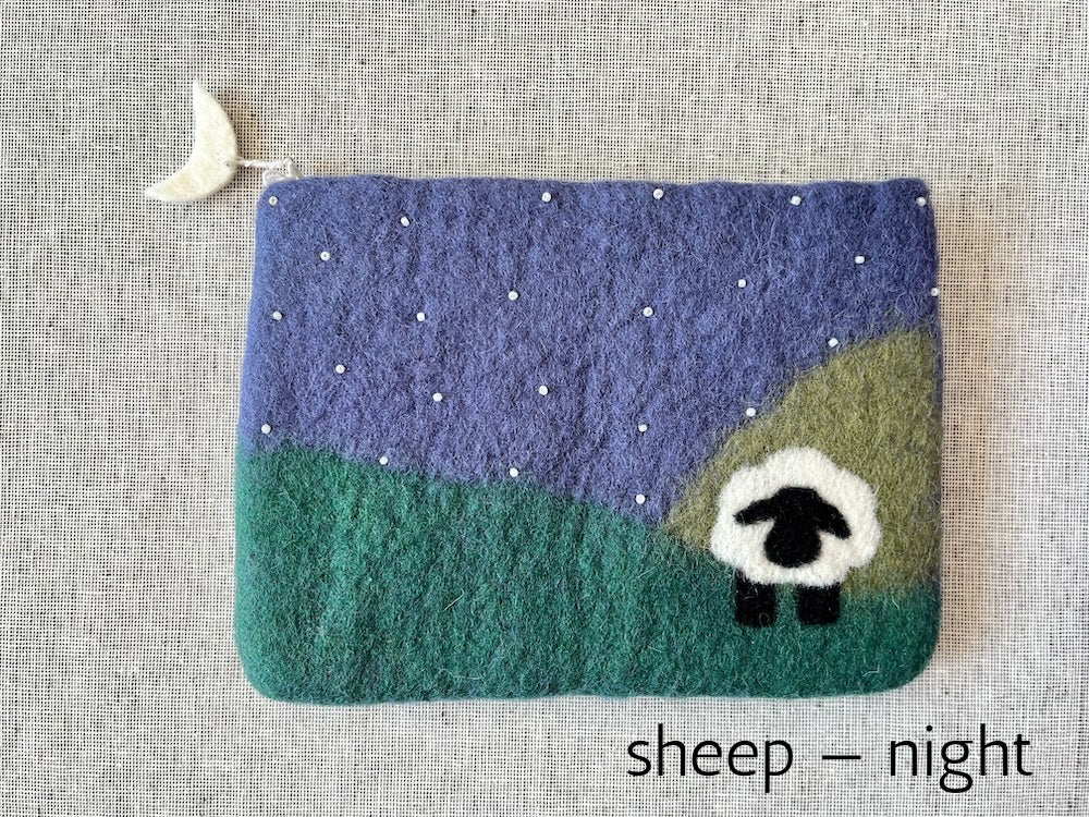 Felted Needle Cases by Frabjous Fibers