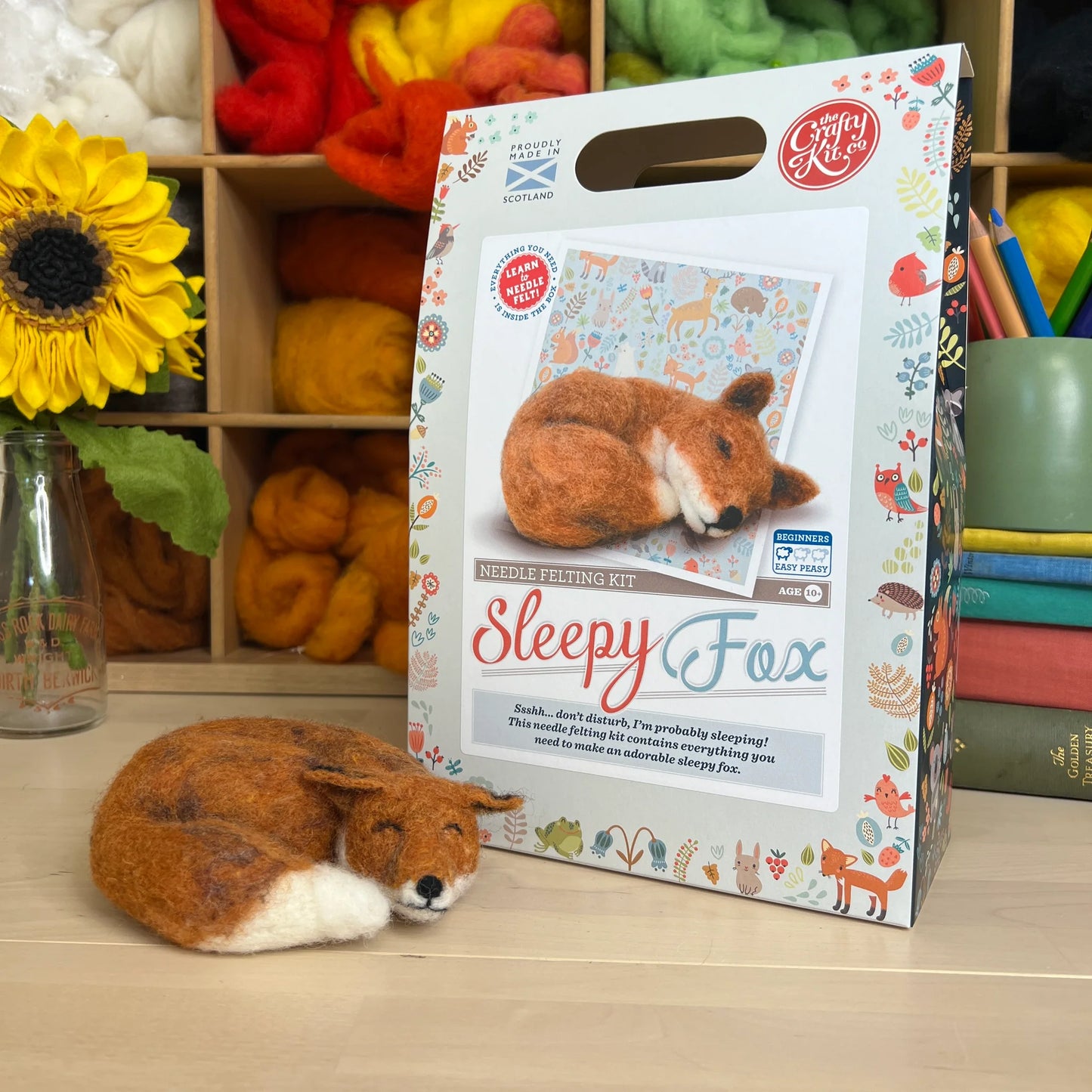 Needle Felting Craft Kits by The Crafty Kit Co.