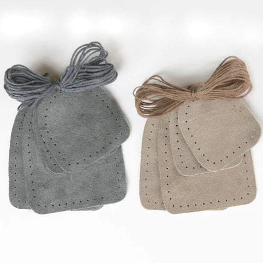 Two Piece Suede Slipper Soles by Fiber Trends