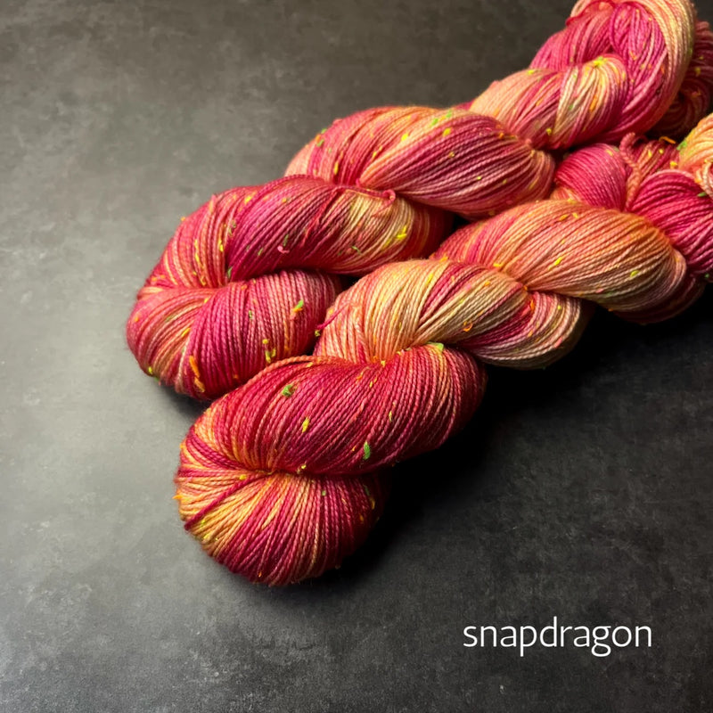 Snapdragon Neon Confetti Neon by Toil & Trouble (fingering/sock) – Heavenly Yarns