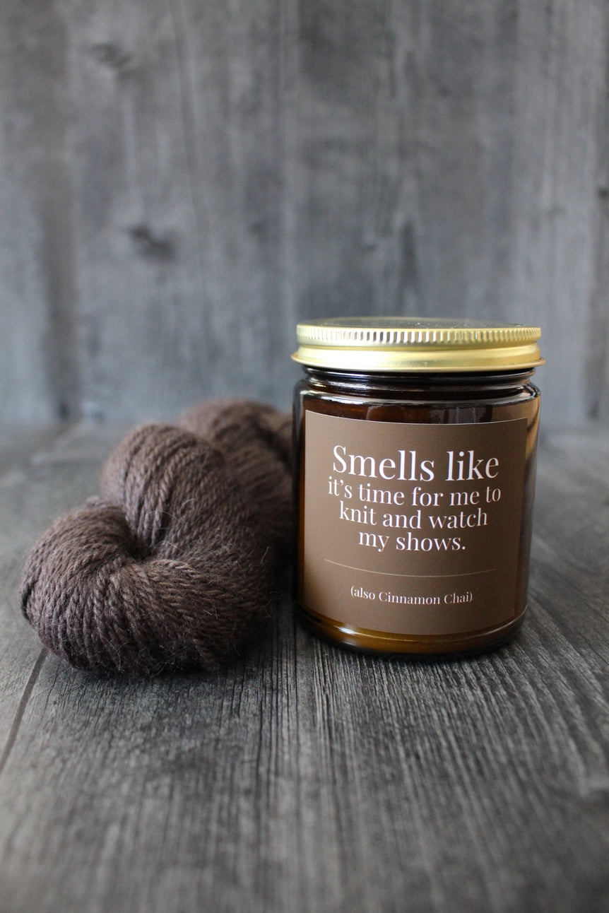 Hand-Poured Coconut Soy Wax Candles For Knitters